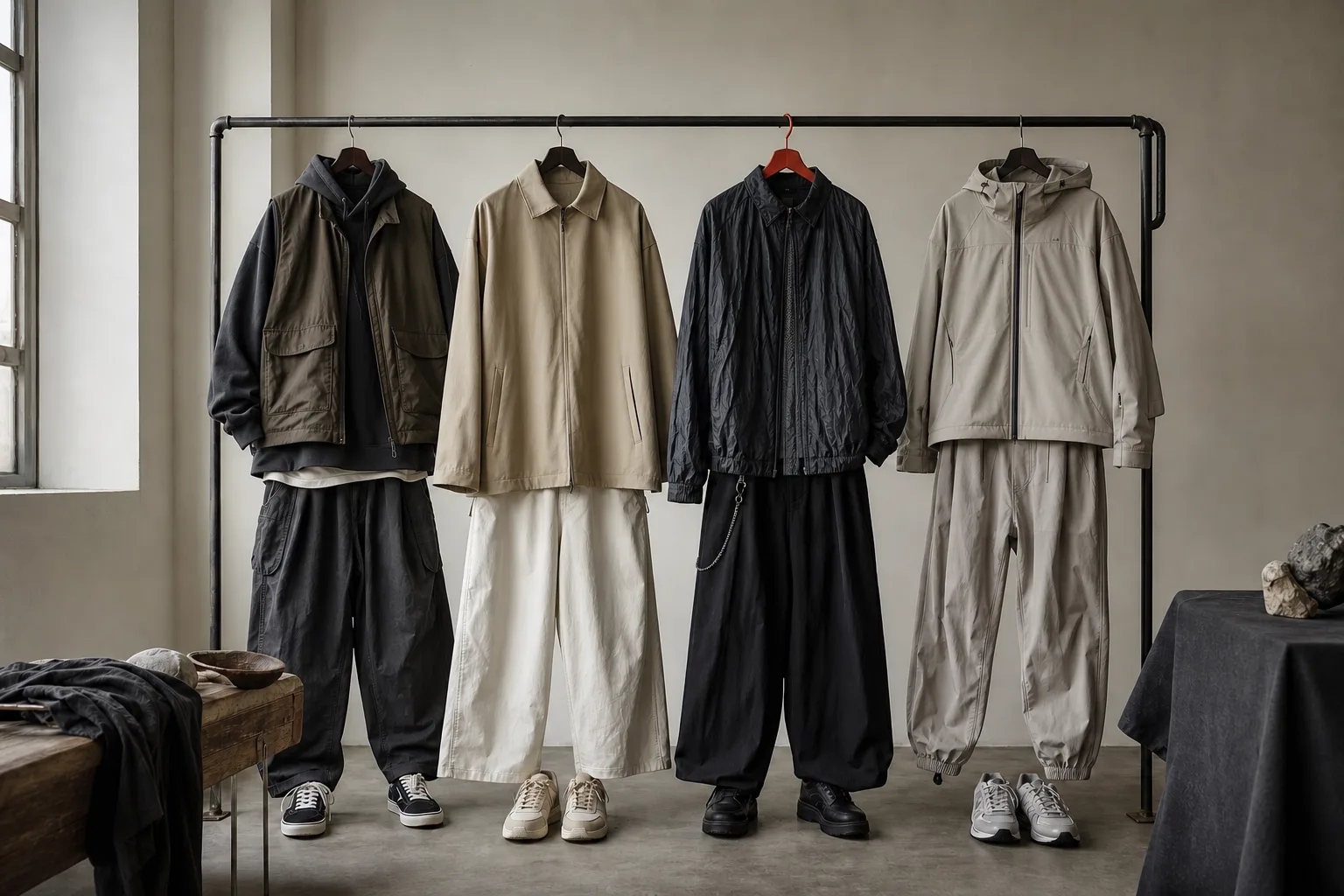Redaktionelle Konzeptaufnahme zu Streetwear vs. Urbanwear: vier Begriffe sauber trennen